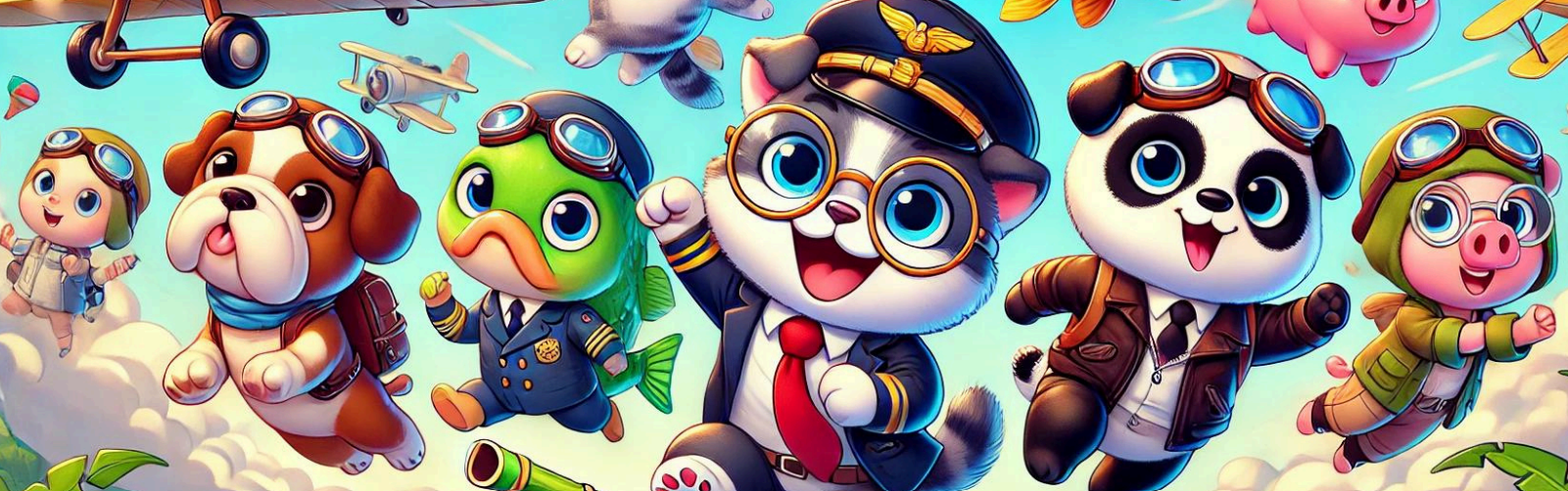 Pilot-Pals-Header Pilot Pals Characters