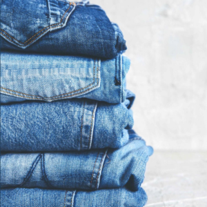 pile of jeans