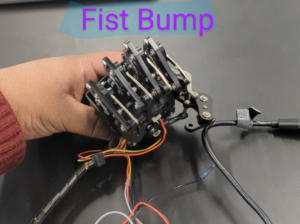Robot Fist Bump Sign