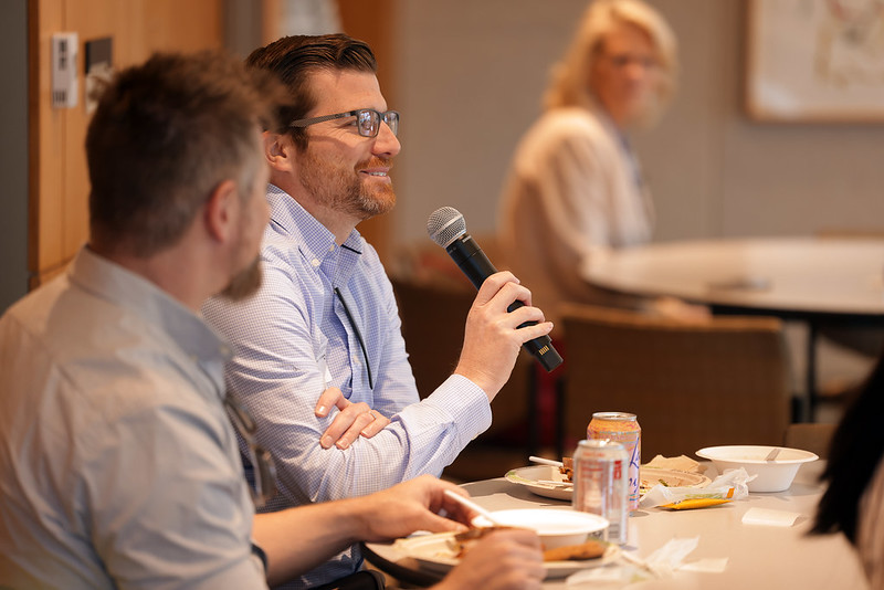 Michigan Engineering faculty member speaks during New Faculty Foundations