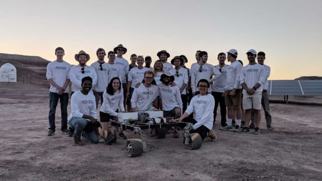 MRover picture of Mars rover team