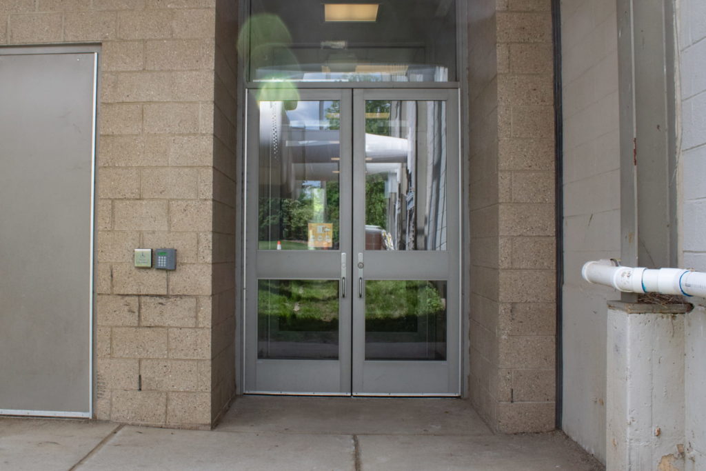 The back entrance to GFL.