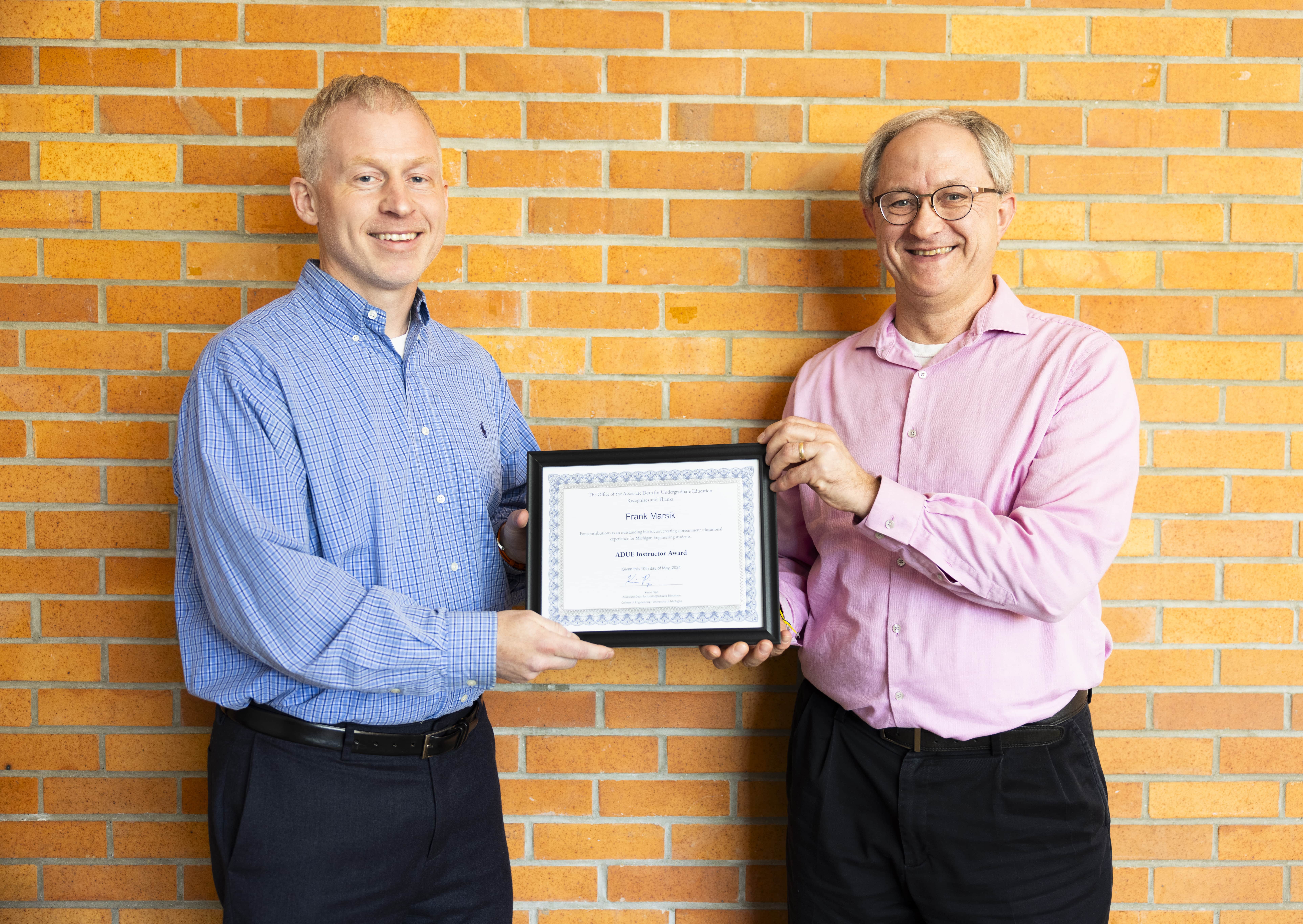 Frank Marsik Teaching Award